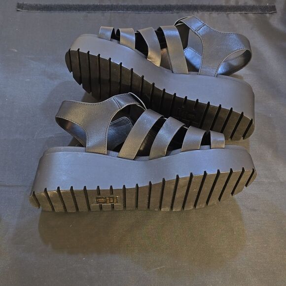 BRAND NEW SANDALS OPEN TOE FISHERMAN MULTI STRAP GLADIATOR PLATFORM SANDAL - Picture 9 of 16